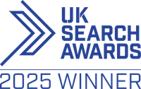 UK Search Awards 2025 Winner Badge